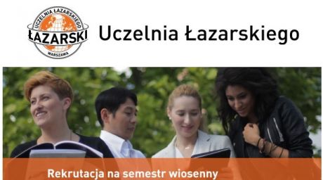 Rekrutacja wiosenna w Łazarskim
