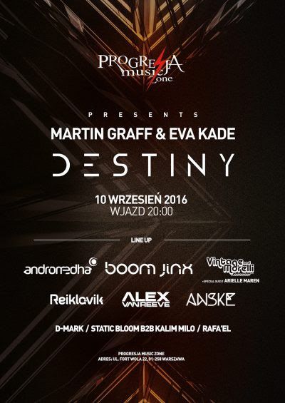 Destiny - impreza electro w Warszawie