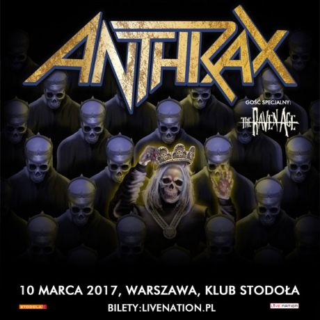 Koncert ANTHRAX w Warszawie