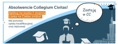 Zniżki dla absolwentów Collegium Civitas - grafika