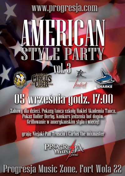 American Style Party - plakat