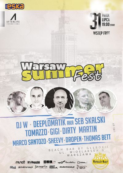Warsaw Summer Fest 2015 - plakat