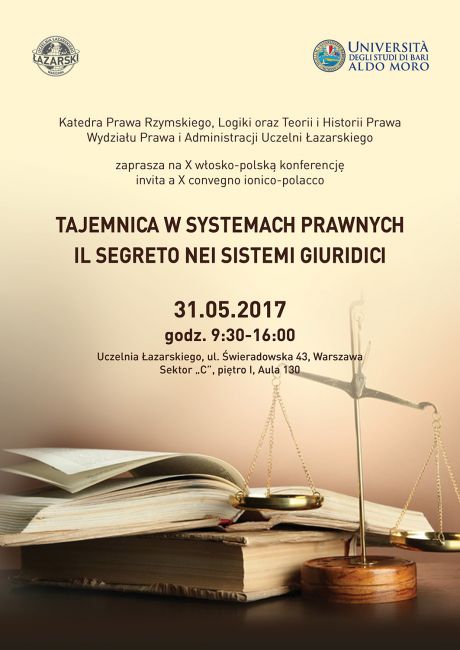 Konferencja Tajemnica w systemach prawnych