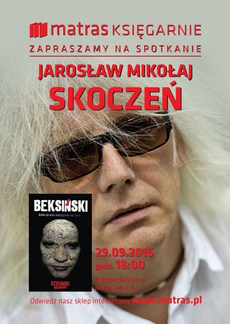 Jarosław Mikołaj Skoczeń gościem księgarni Matras