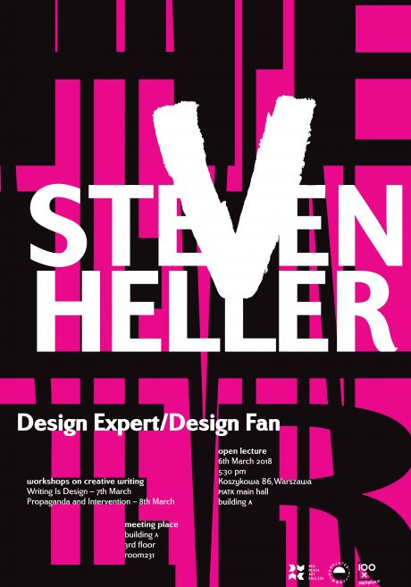 wykład otwarty Stevena Hellera Design ExpertDesign Fan