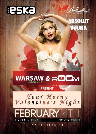 valentines night plakat