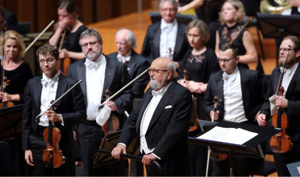 Krzysztof Penderecki i Sinfonia Varsovia, fot. Armstrong Music & Arts