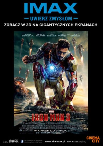 IMAX Iron Man 3D plakat