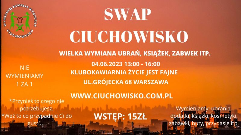 Ciuchowisko w Warszawie  - 4 czerwca 2023
