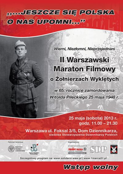 II Warszawski Maraton plakat