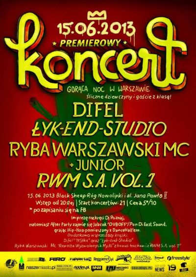 Koncert premierowy plakat