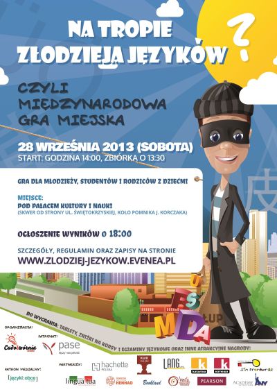 na tropie złodzieja języków plakat