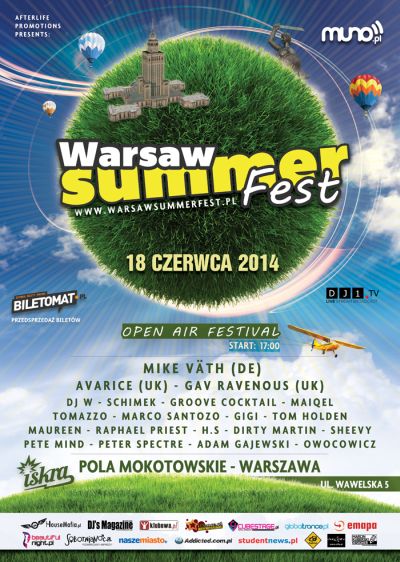 warsaw summer fest plakat