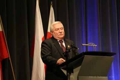 Lech Wałęsa w AON