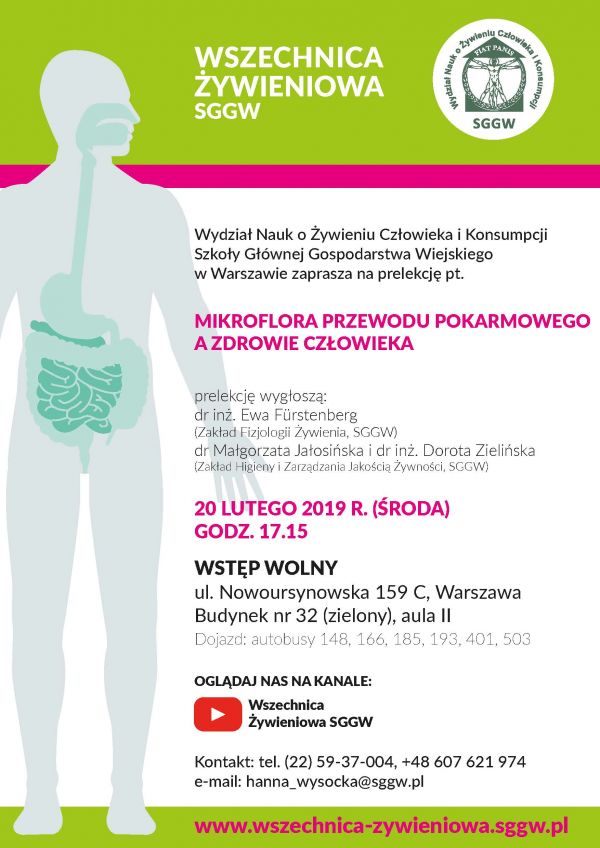 wszechnica_Mikroflora przewodu pokarmowego a zdrowie człowieka_plakat